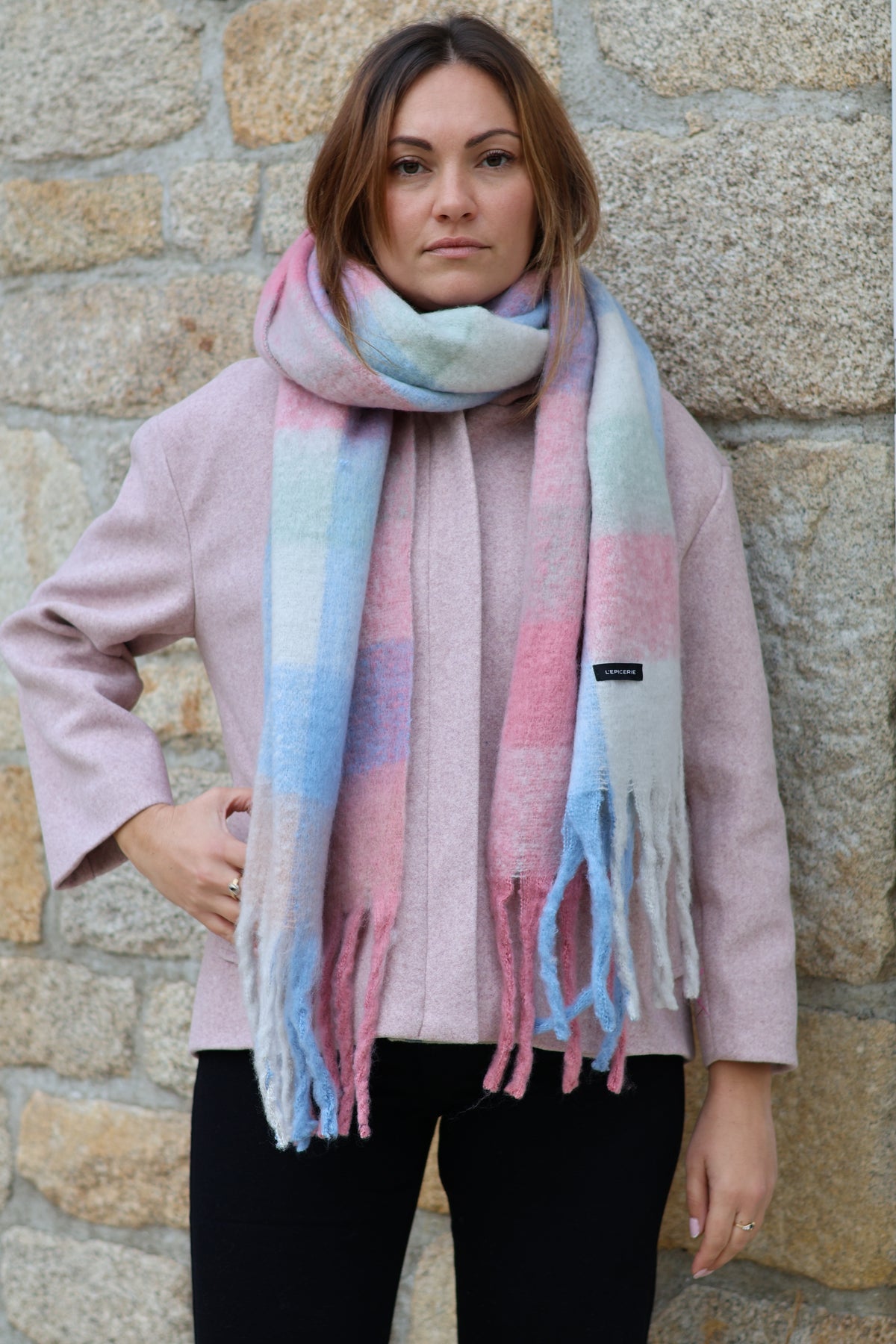 Echarpe BARBARA rose