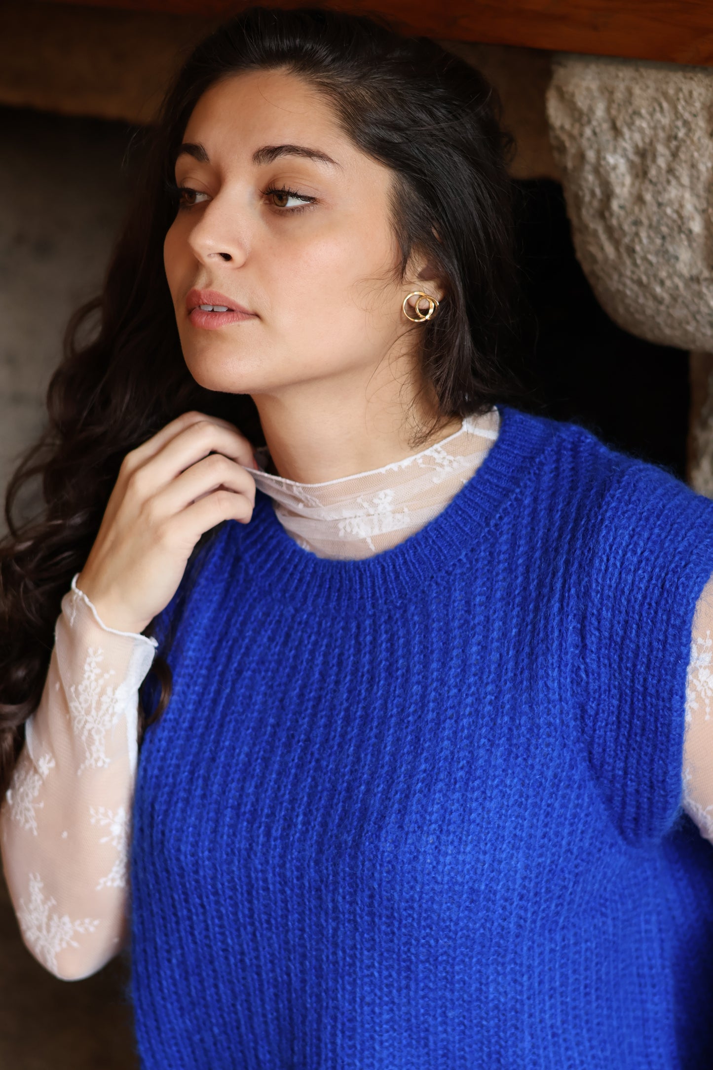 Pull LONDON bleu royal