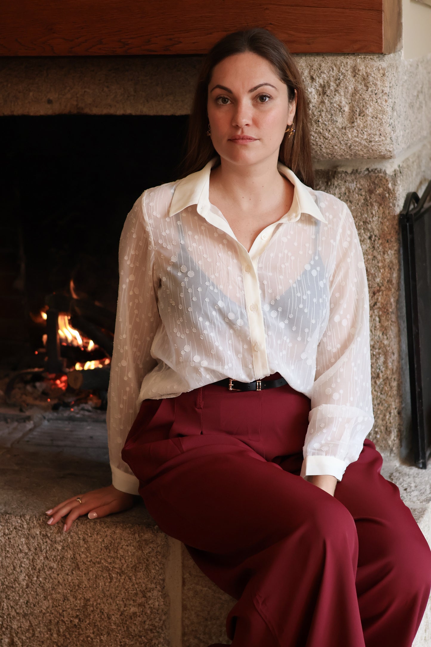 Chemisier AURORE écru