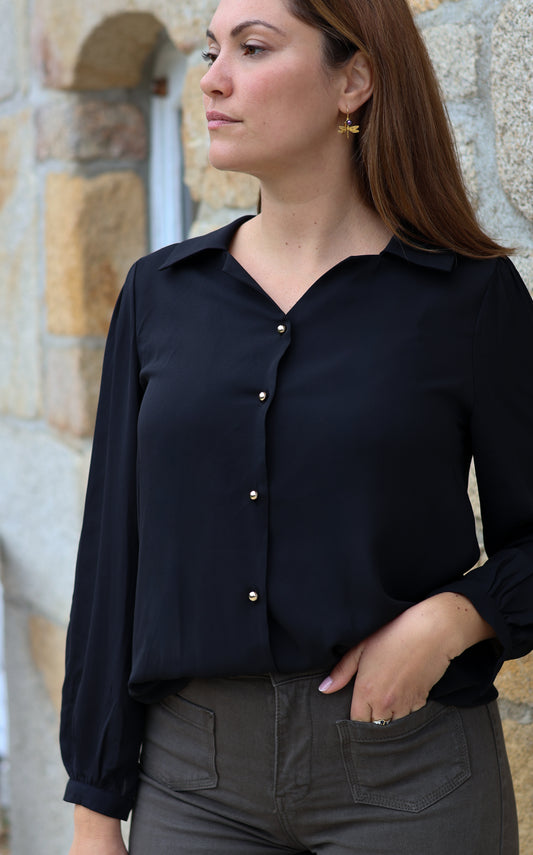 Chemisier ARISTIDE noir