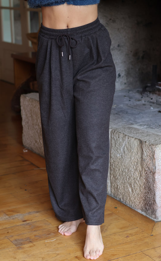 Pantalon SIMON marron/gris