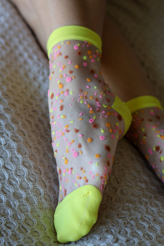 Chaussette KOKO mulit-color jaune