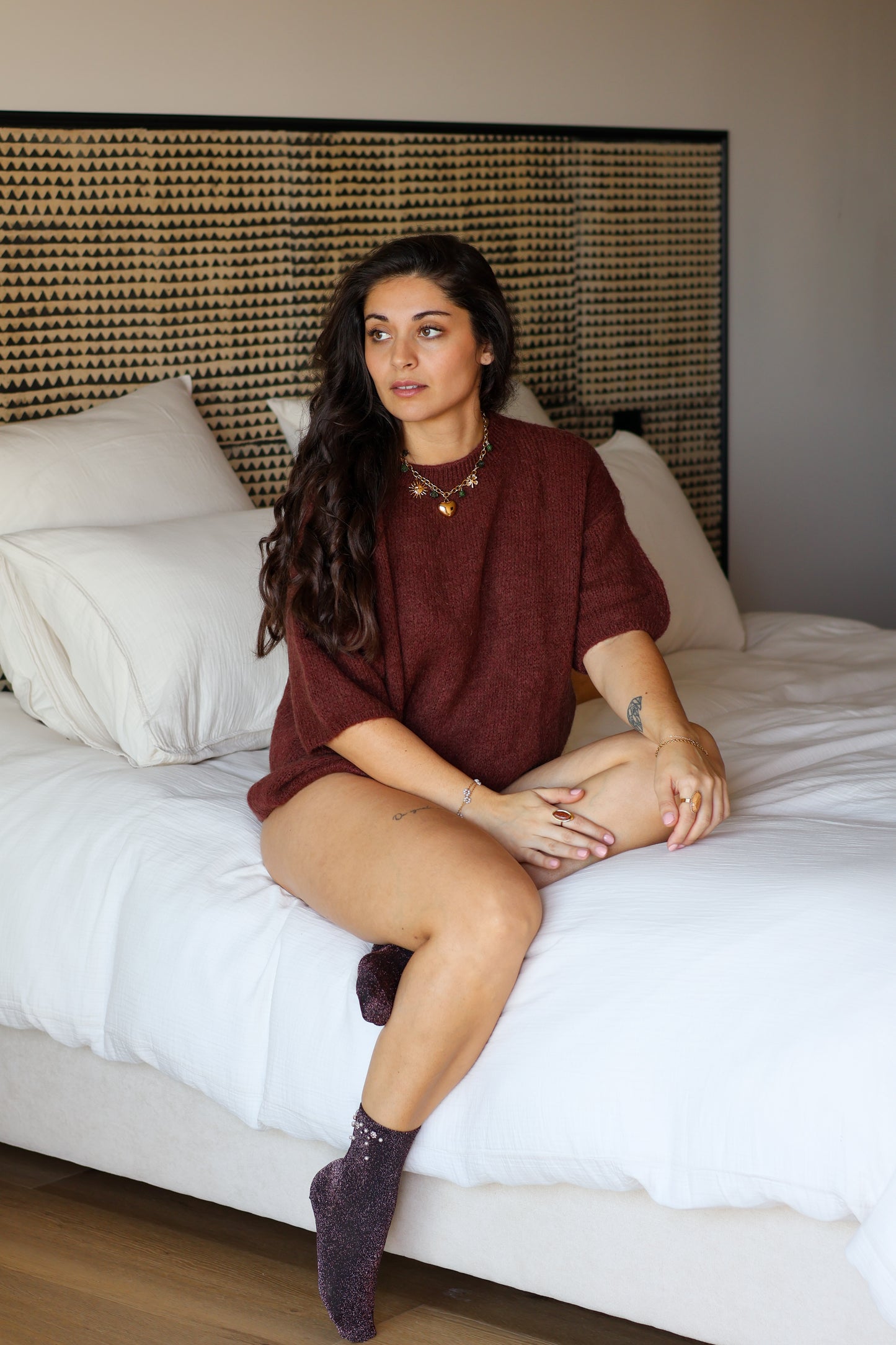 Pull PARIS rouille