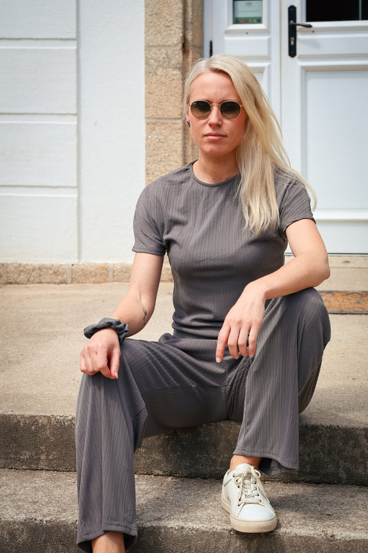 Top FETIA gris anthracite