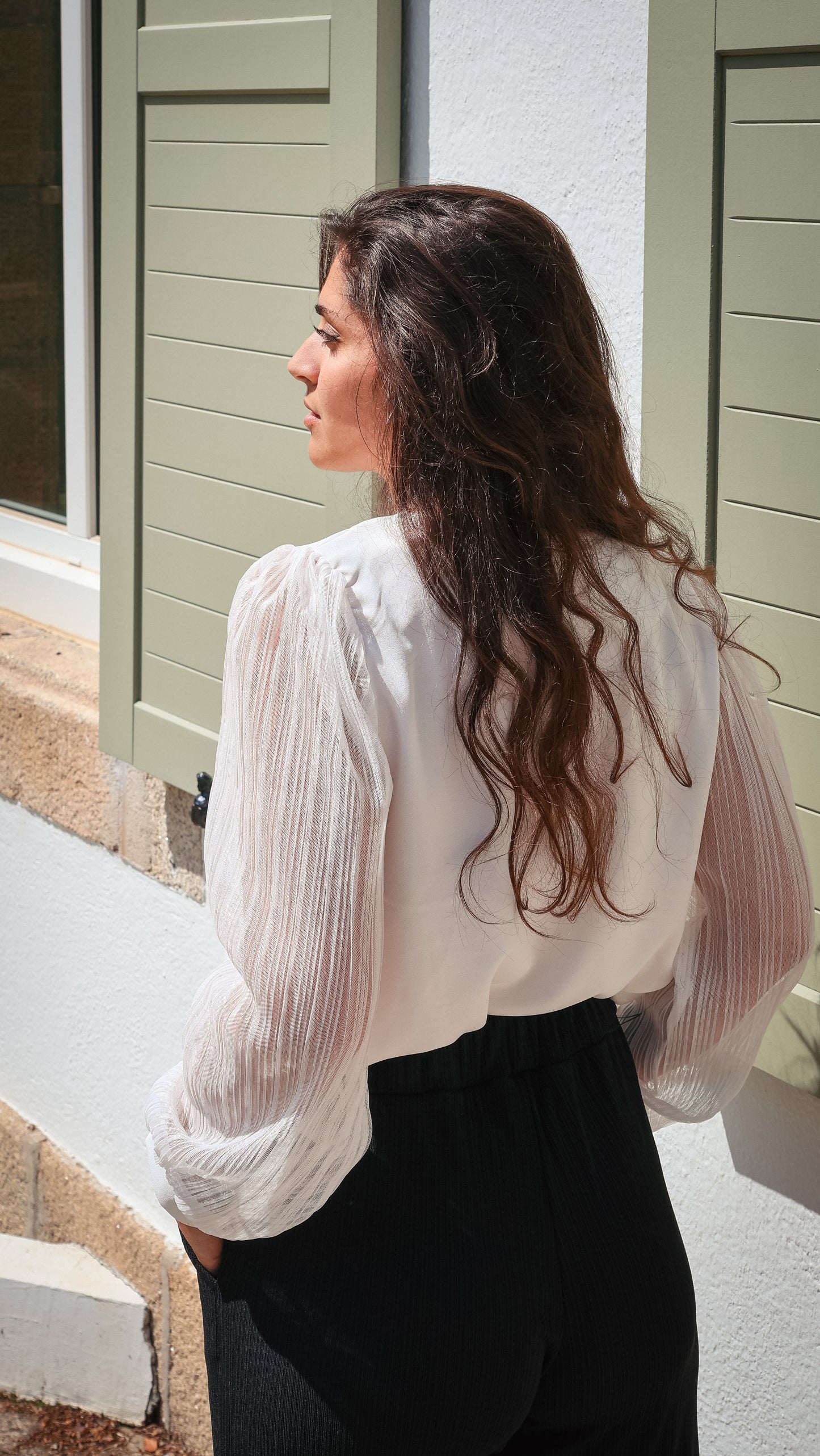 Top ODALIA blanc