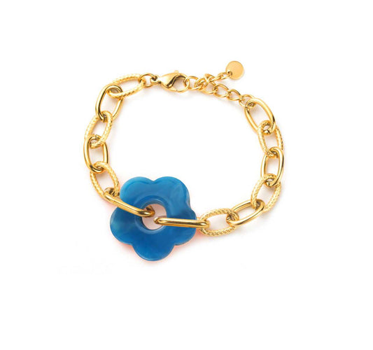 Bracelet FLORE bleu