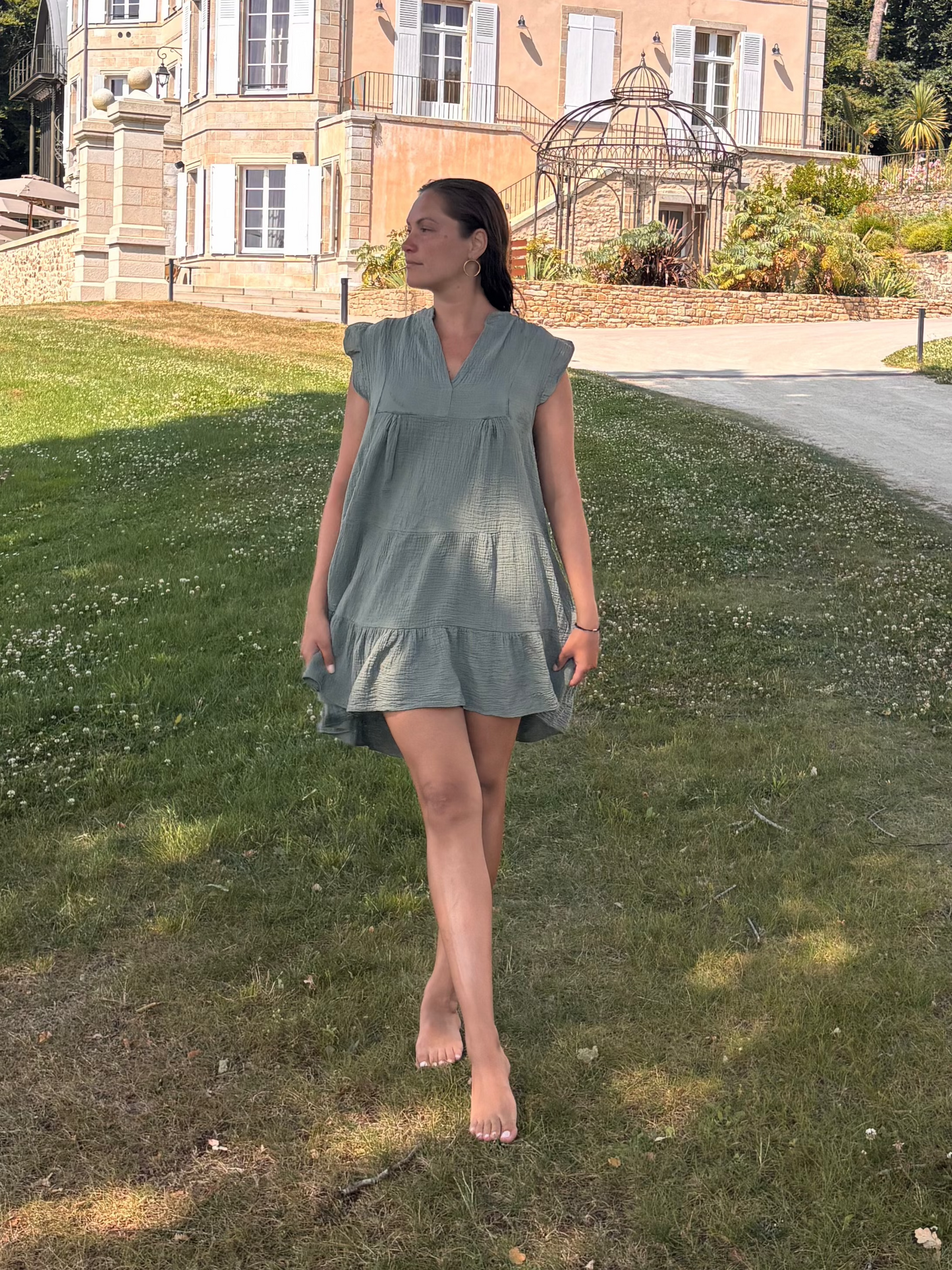 Robe LUDI kaki