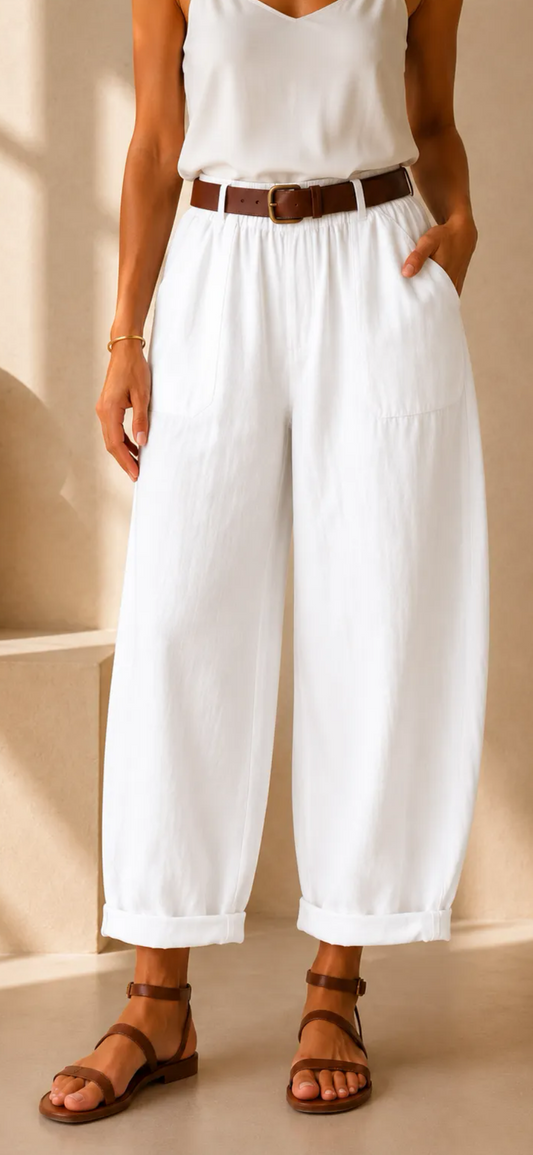 Pantalon LINA blanc