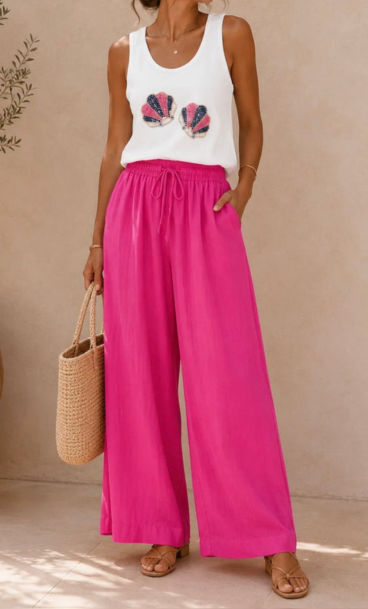 Pantalon DAYA fuschia