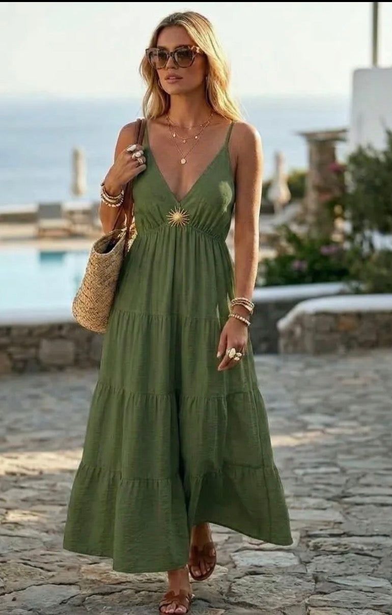 Robe MARISOL kaki