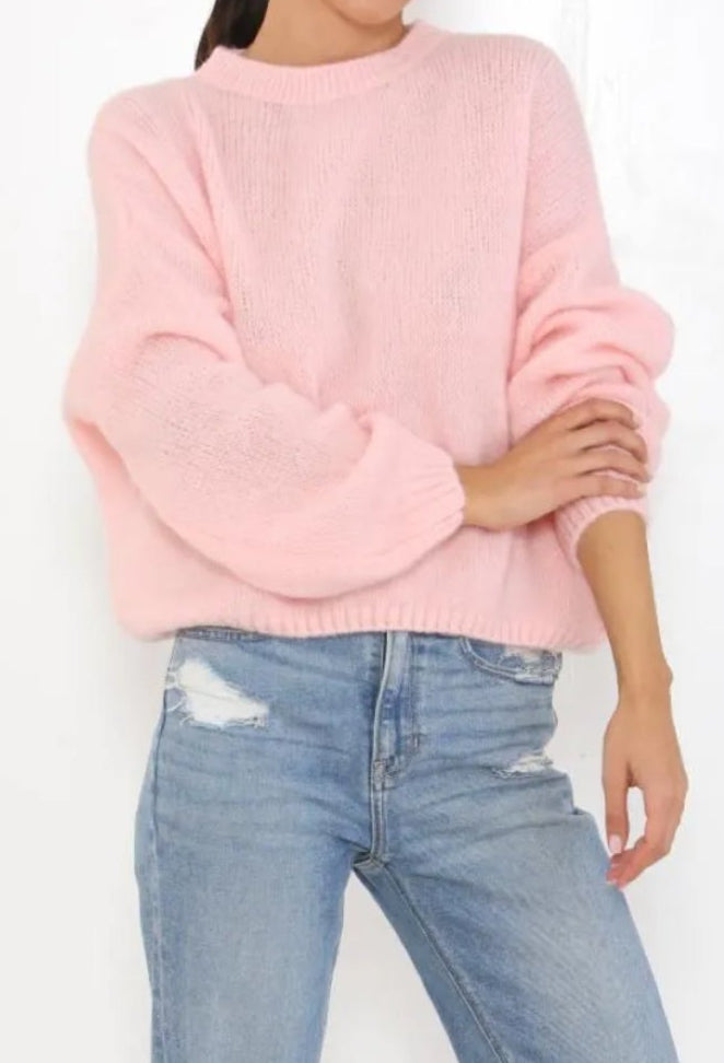 Pull RINA rose bébé