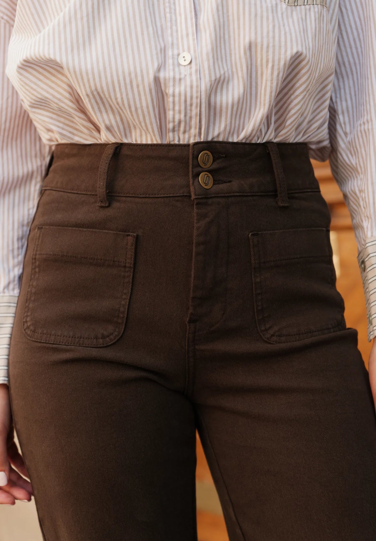 Jeans SCARLET marron
