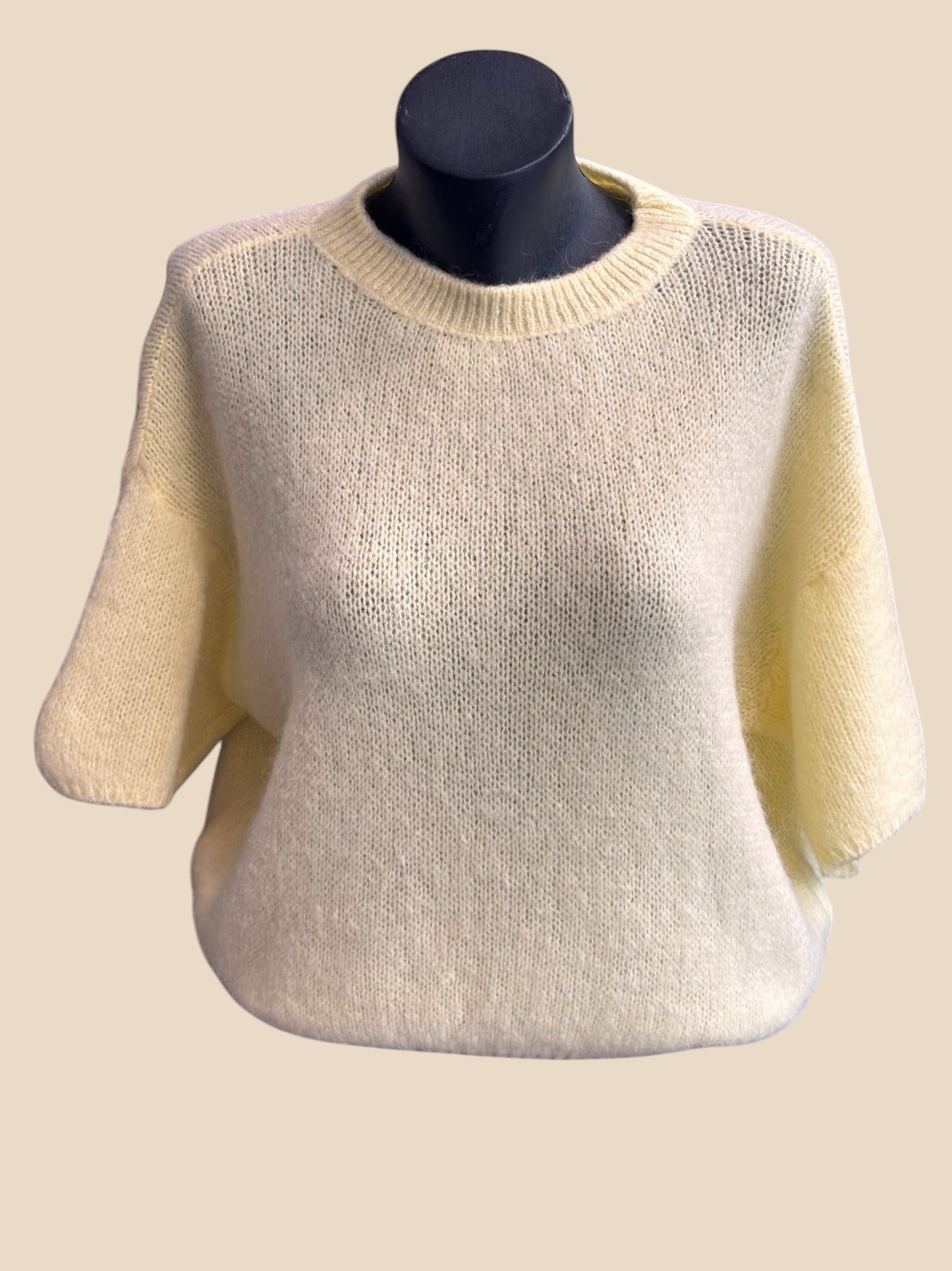 Pull PARIS jaune clair