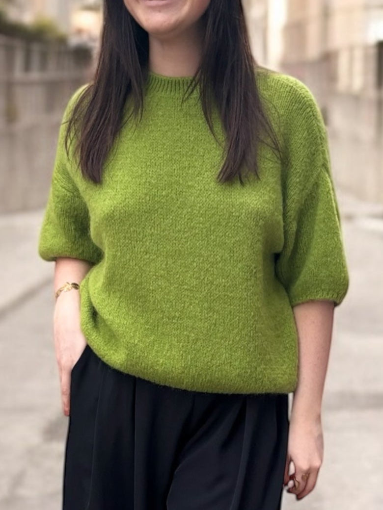 Pull PARIS vert olive
