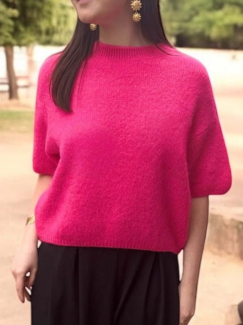 Pull PARIS fuschia