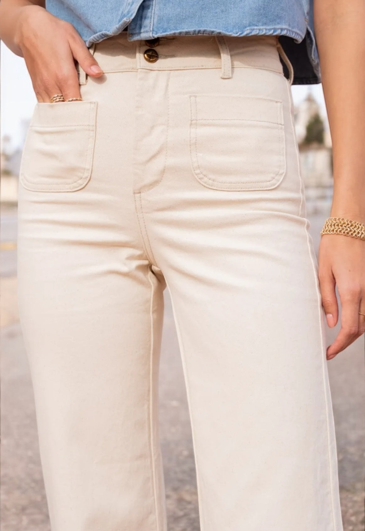 Pantalon SCARLET beige