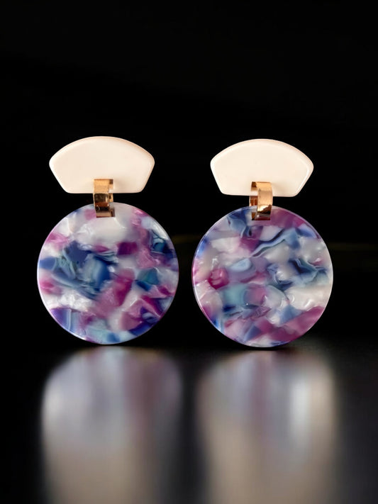 Boucles d'oreille PURPLE