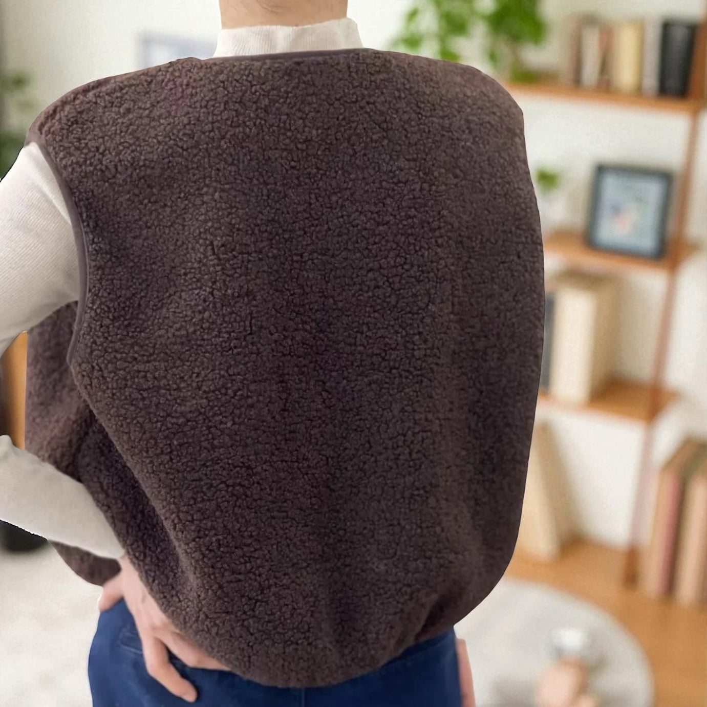 Gilet MIREILLE marron