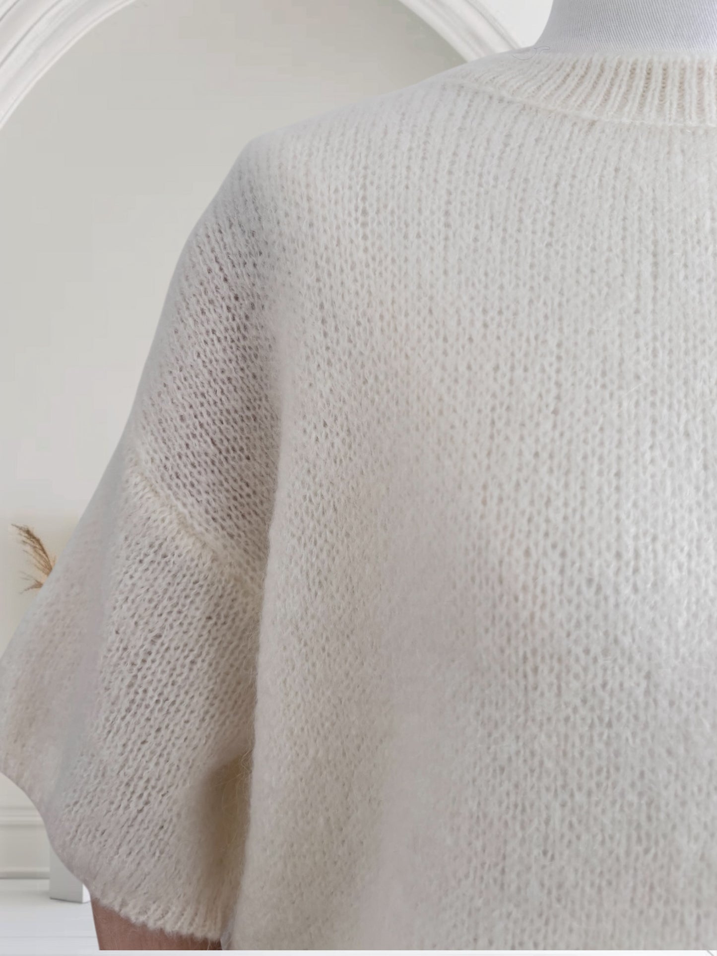 Pull PARIS blanc/écru