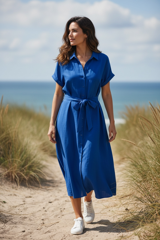 Robe MARINA bleu royal