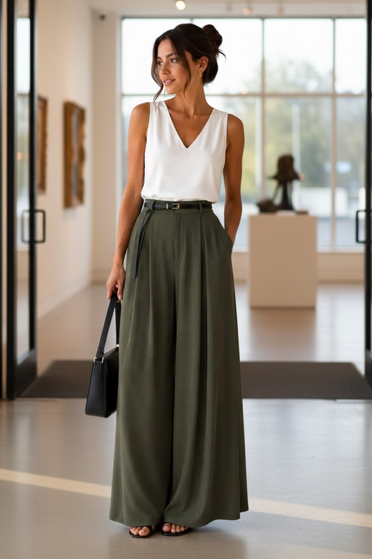 Pantalon LEONOR kaki