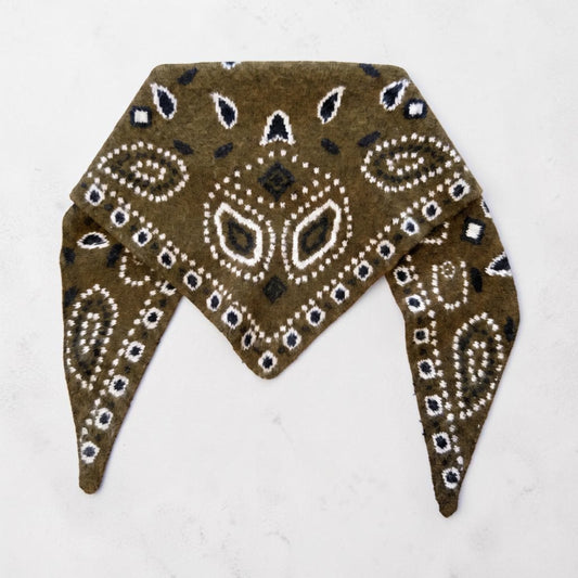 Triangle de cou KINA kaki