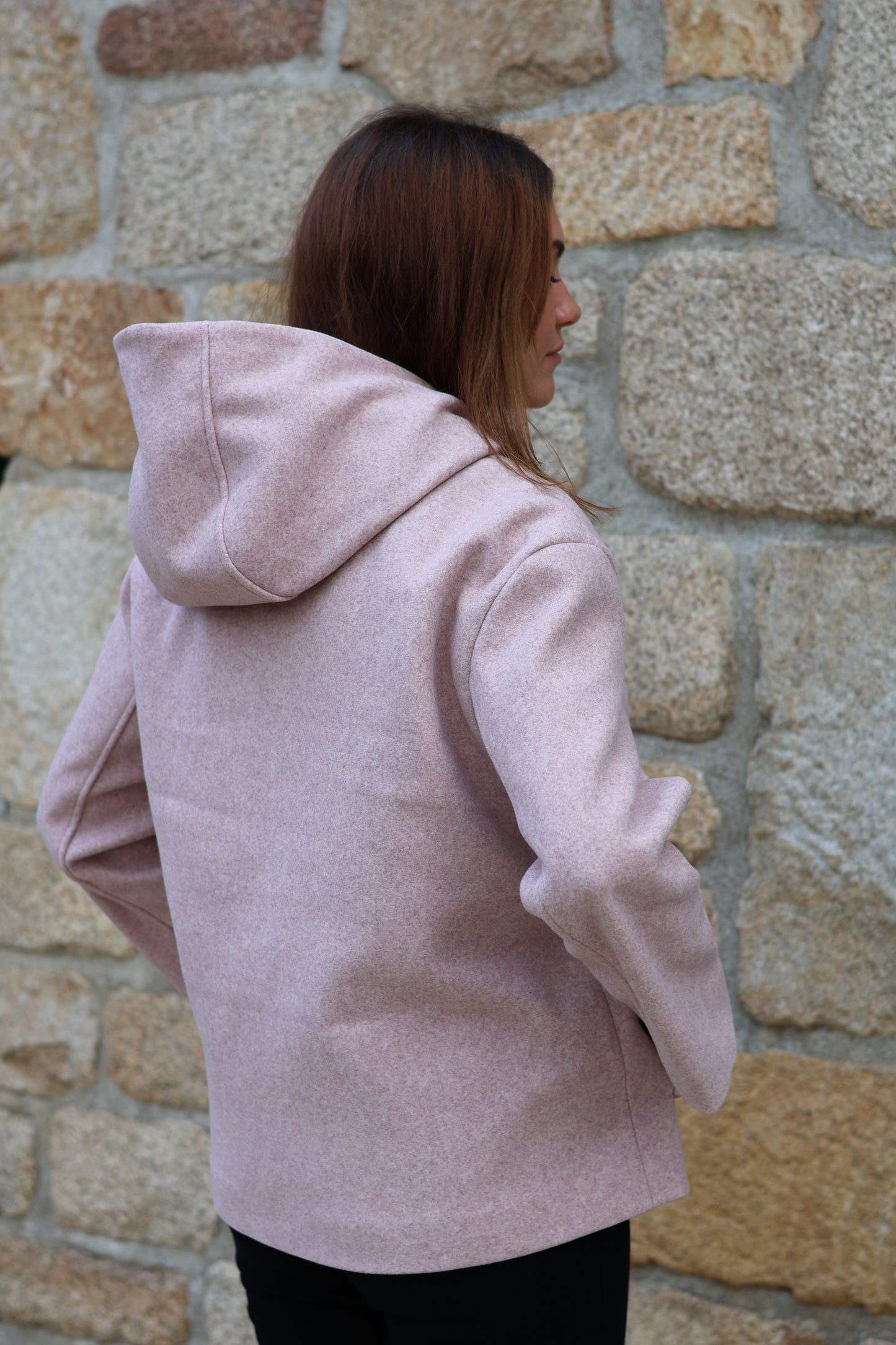 Manteau SUZZI rose