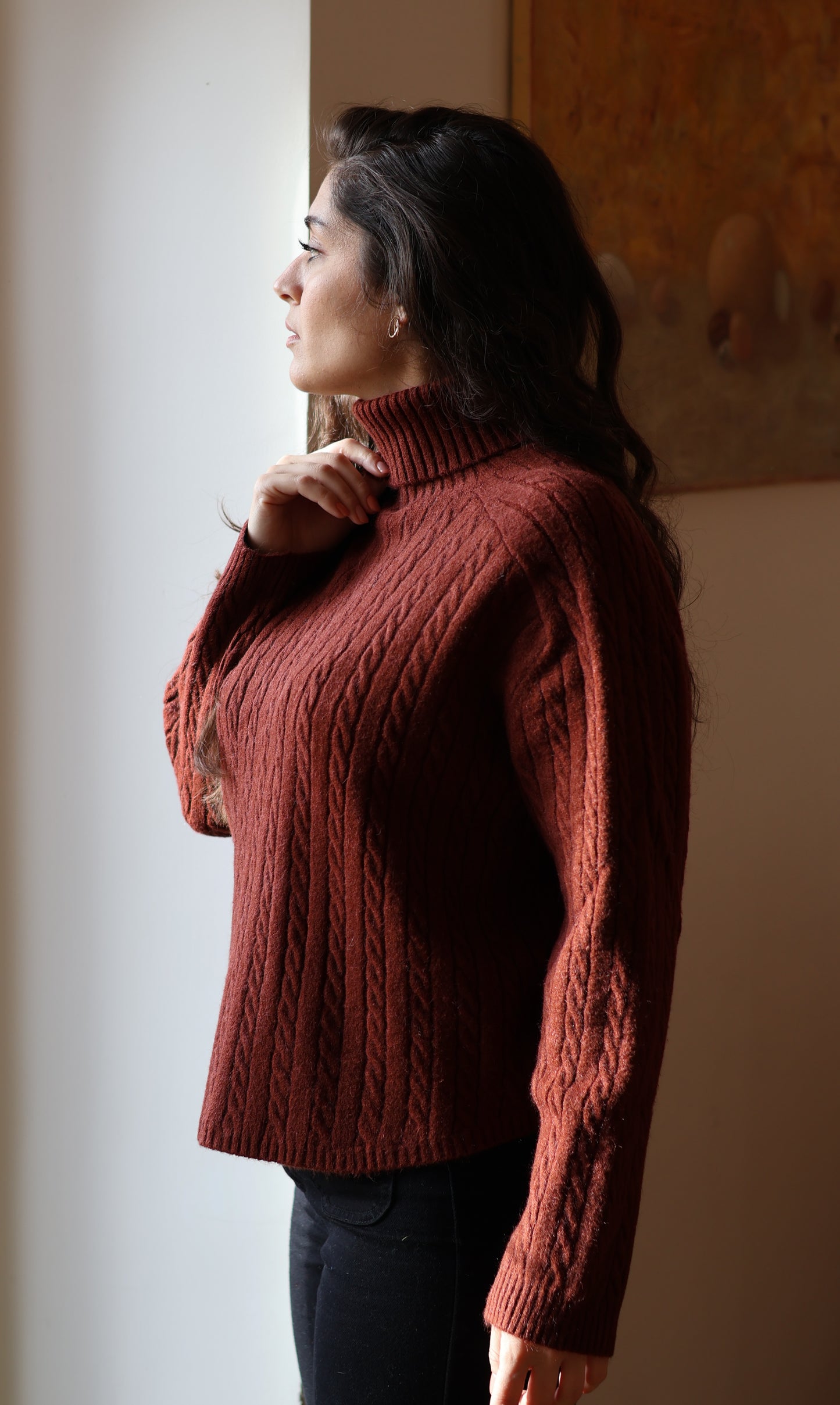 Pull CAROLL brique