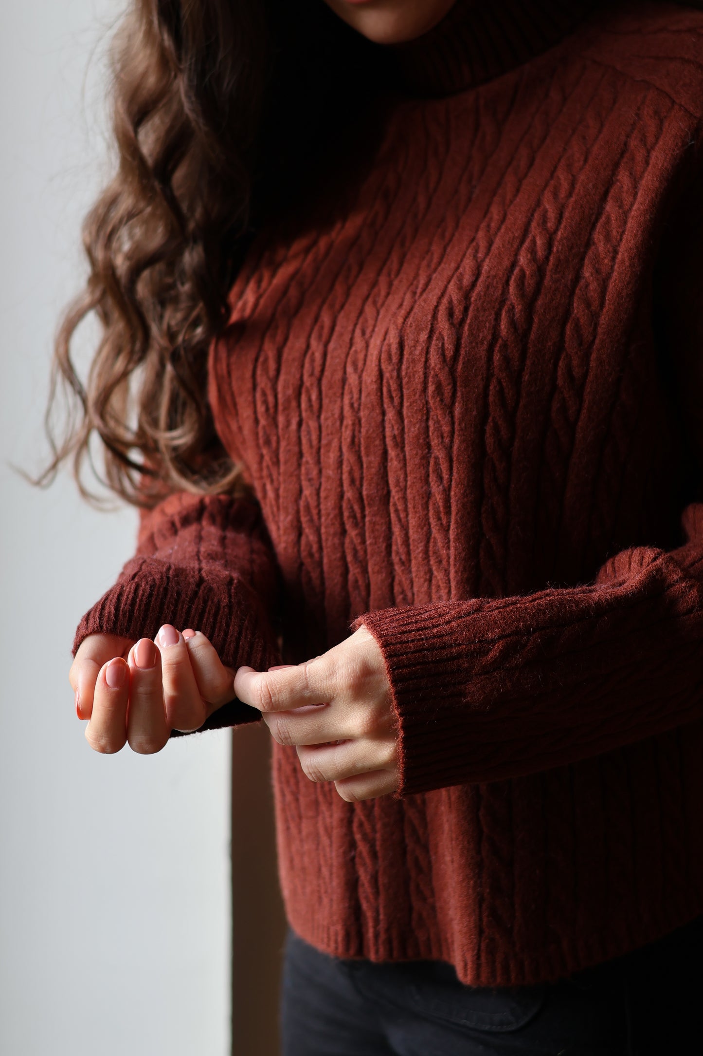 Pull CAROLL brique