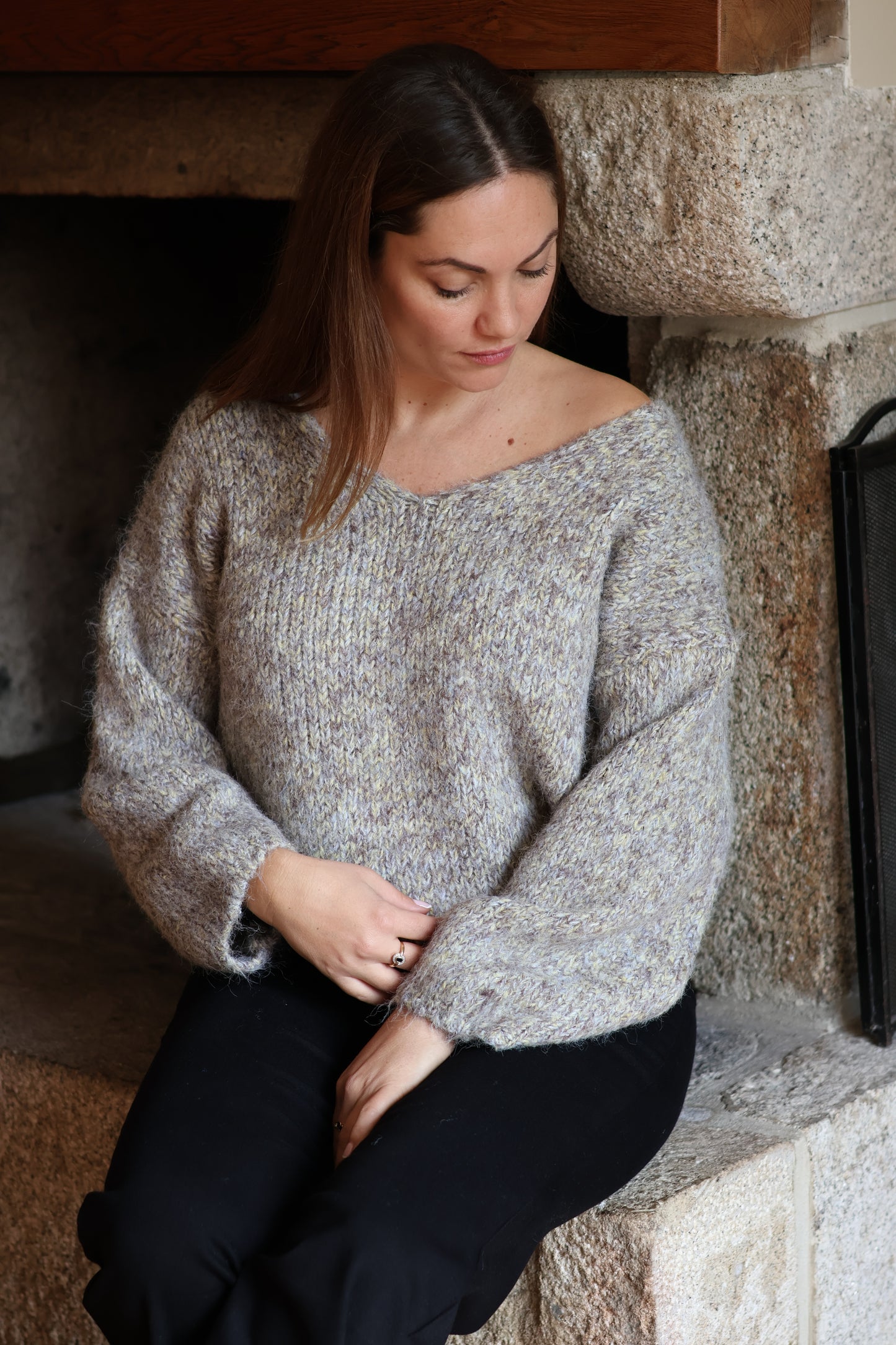 Pull COLETTE gris