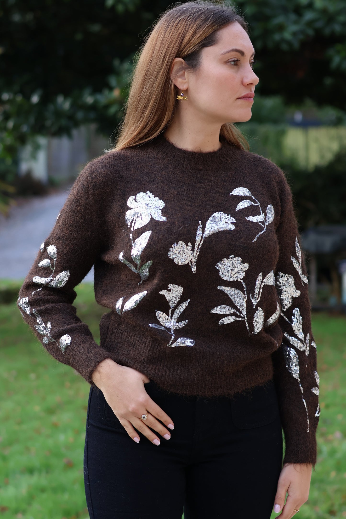 Pull HERLEO marron