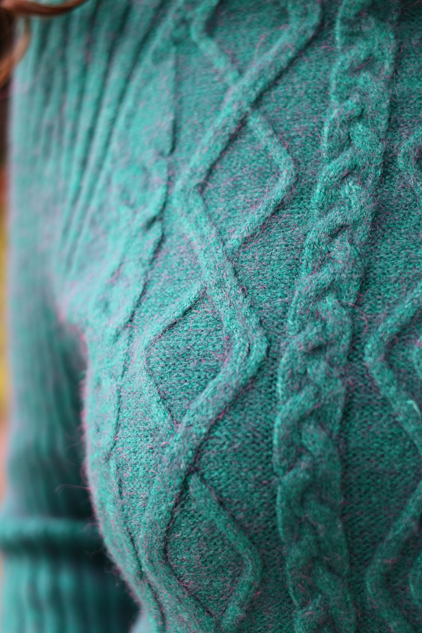 Pull BERENICE bleu/vert