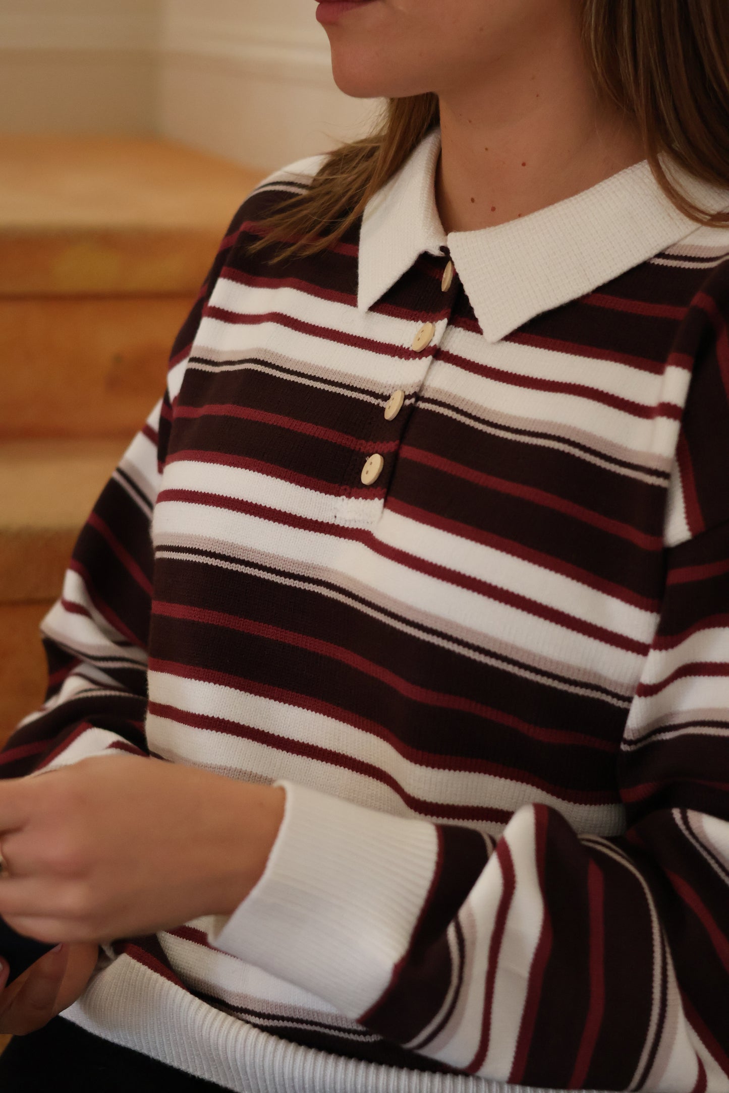 Pull OLIVER bordeaux