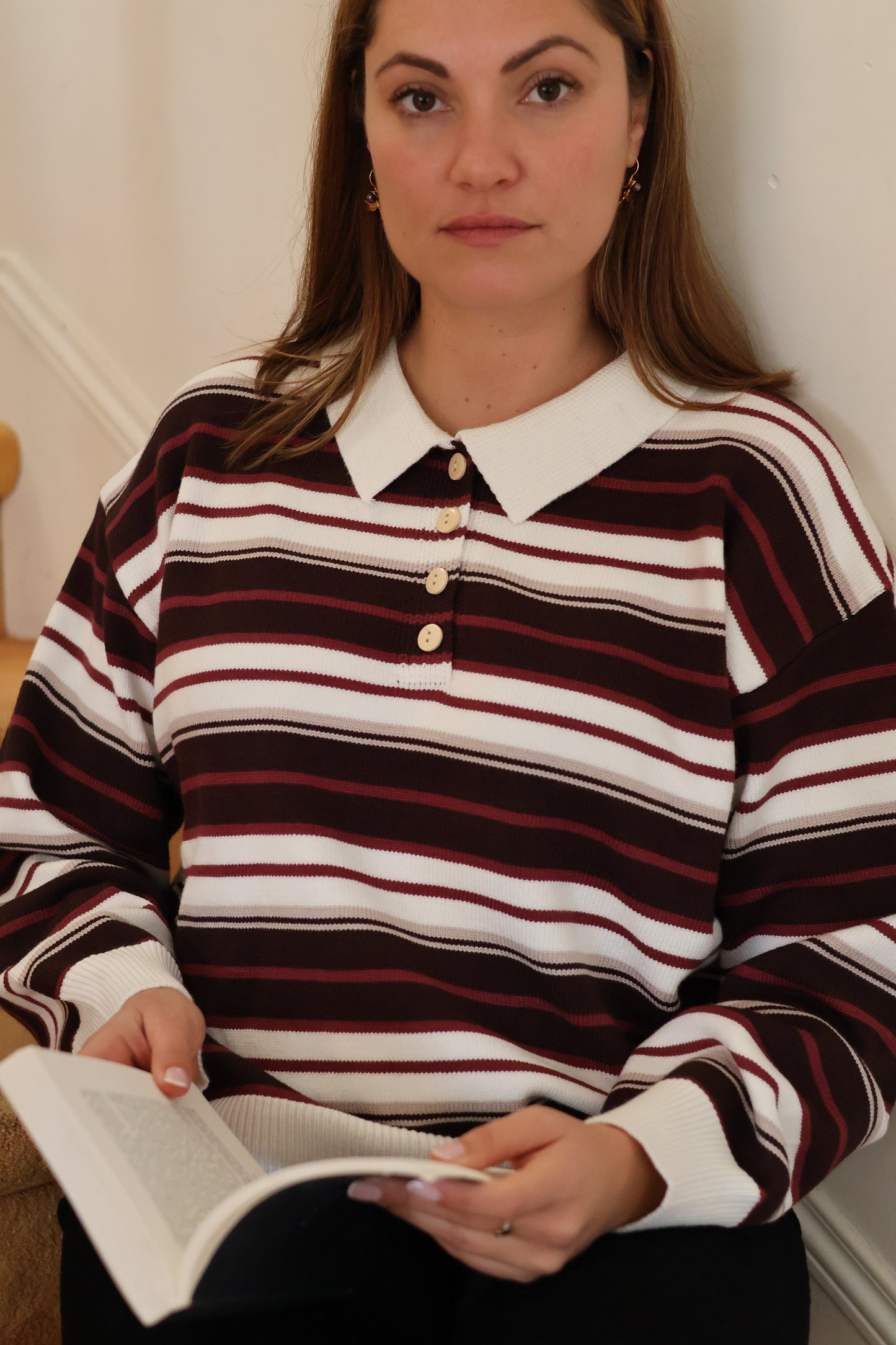 Pull OLIVER bordeaux