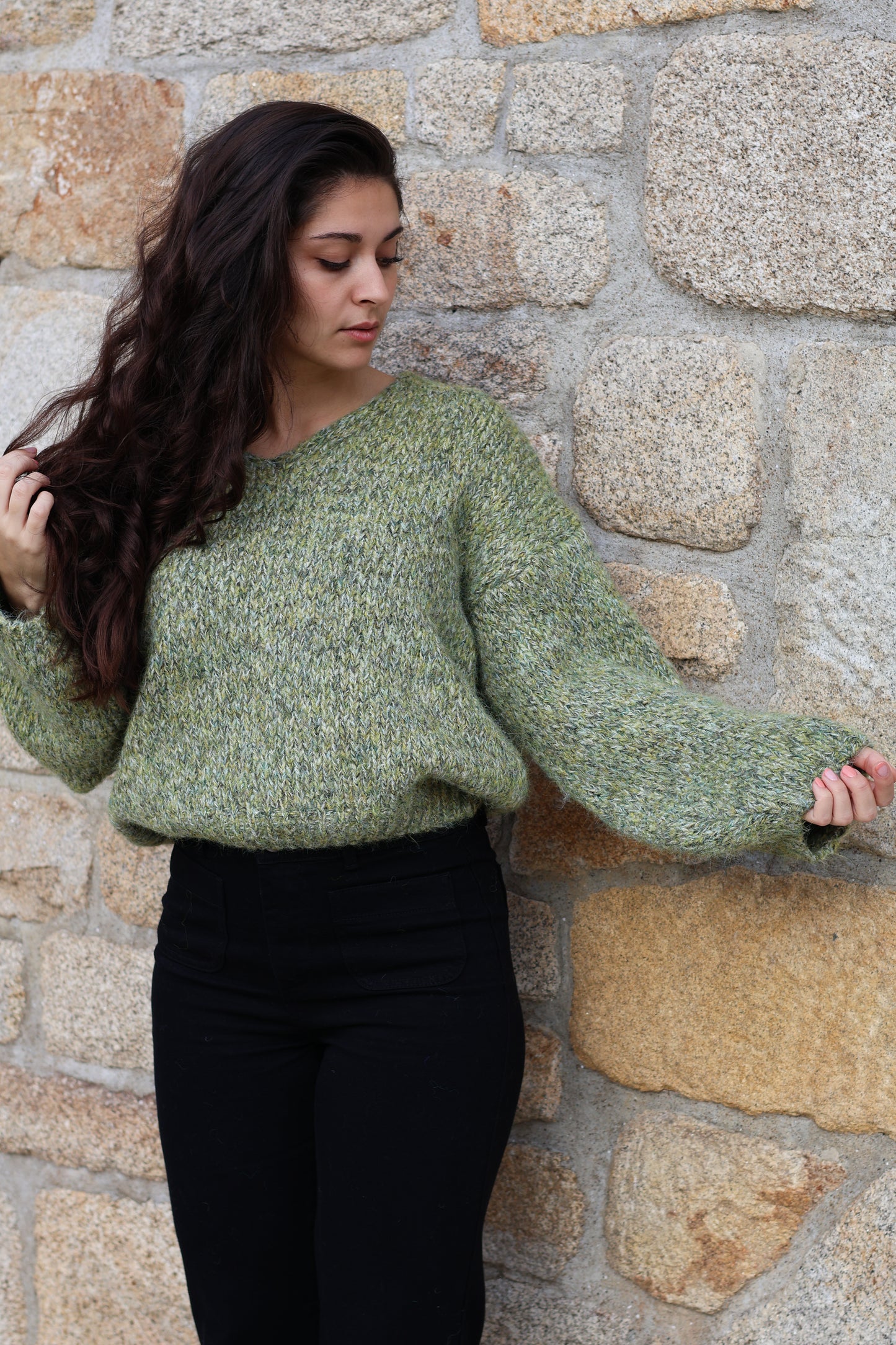 Pull COLETTE vert