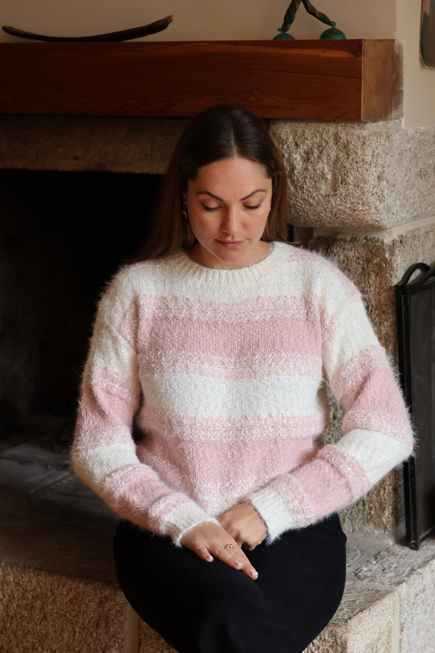 Pull MAÏNA rose