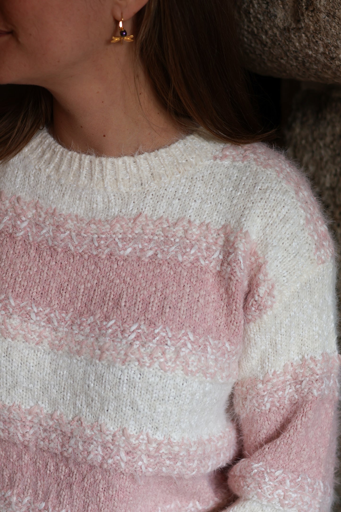 Pull MAÏNA rose