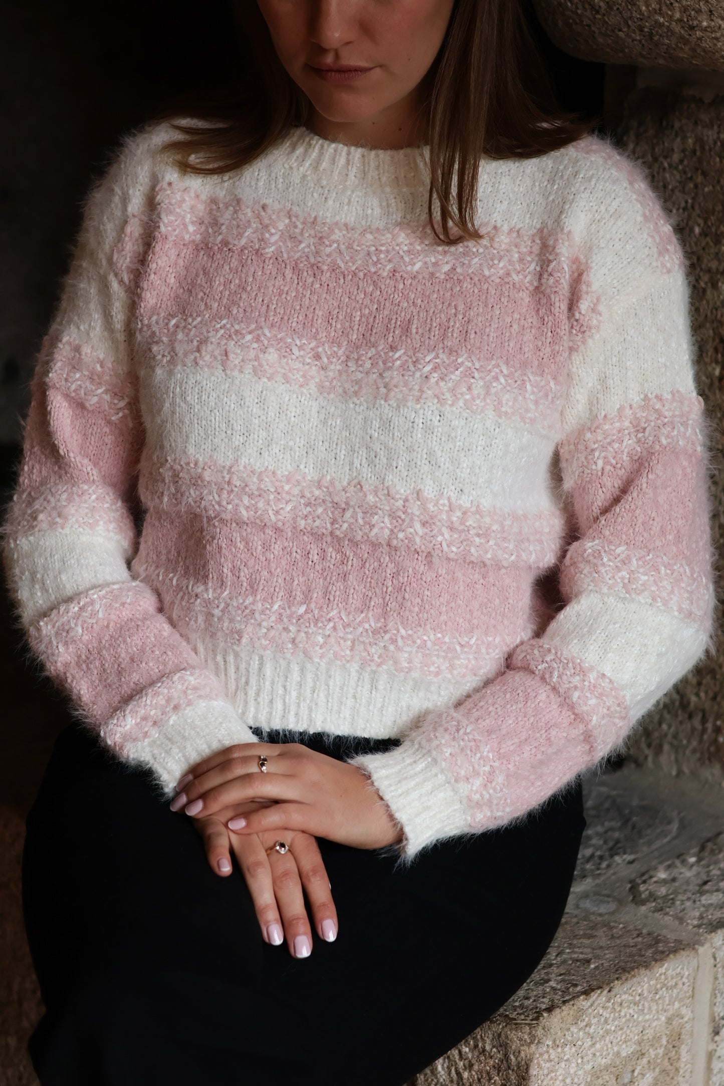Pull MAÏNA rose
