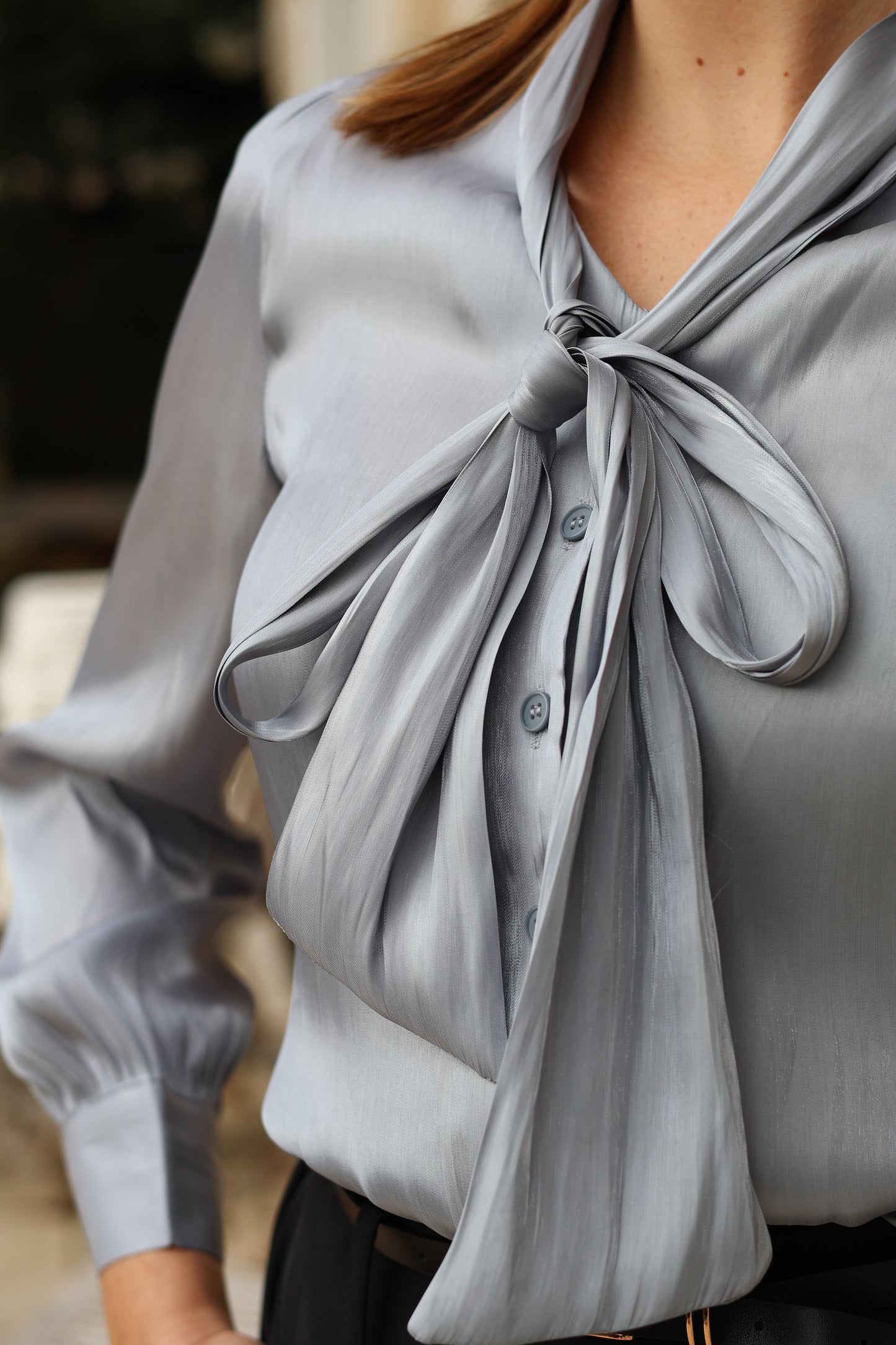 Chemisier OLIVIA silver