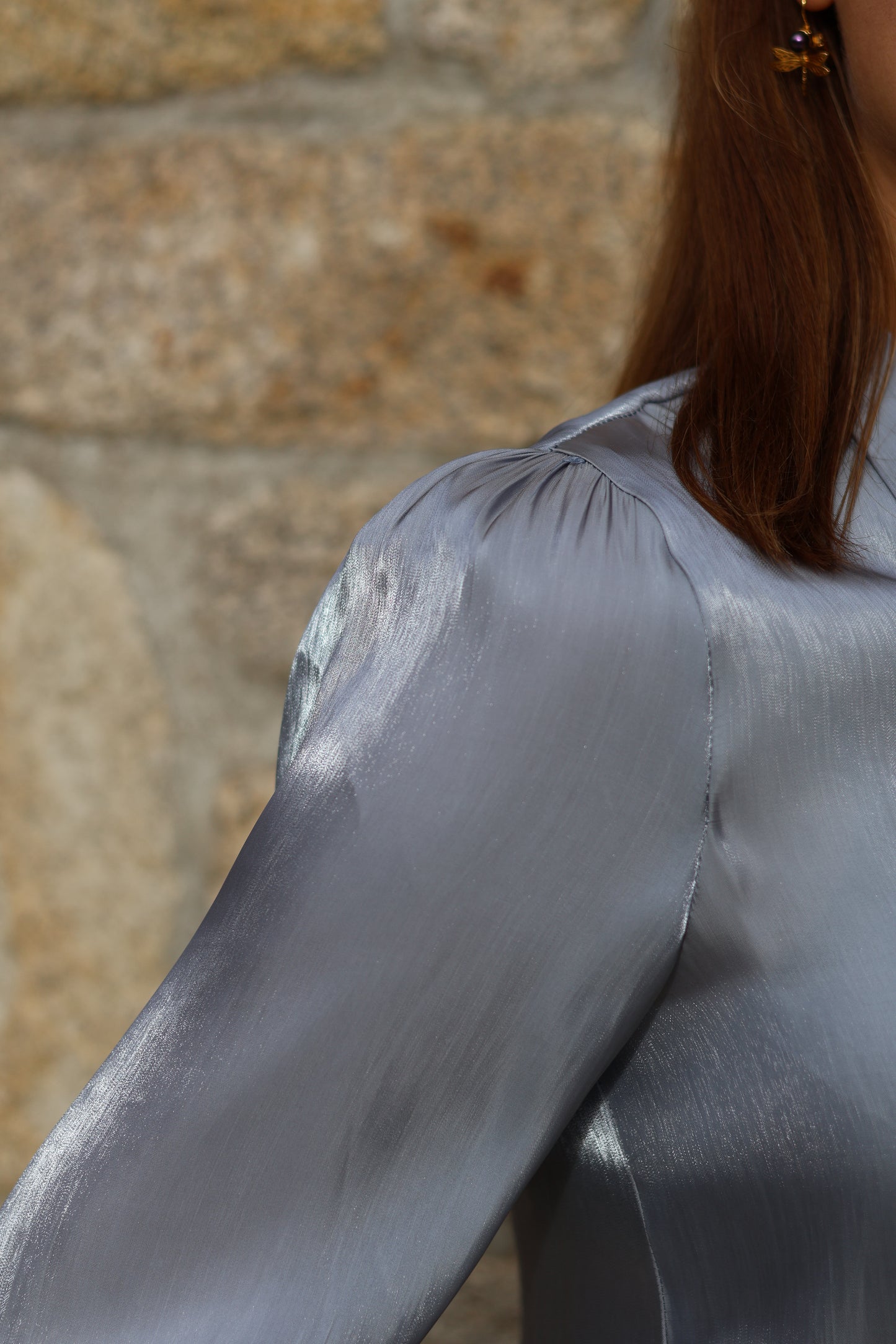 Chemisier OLIVIA silver