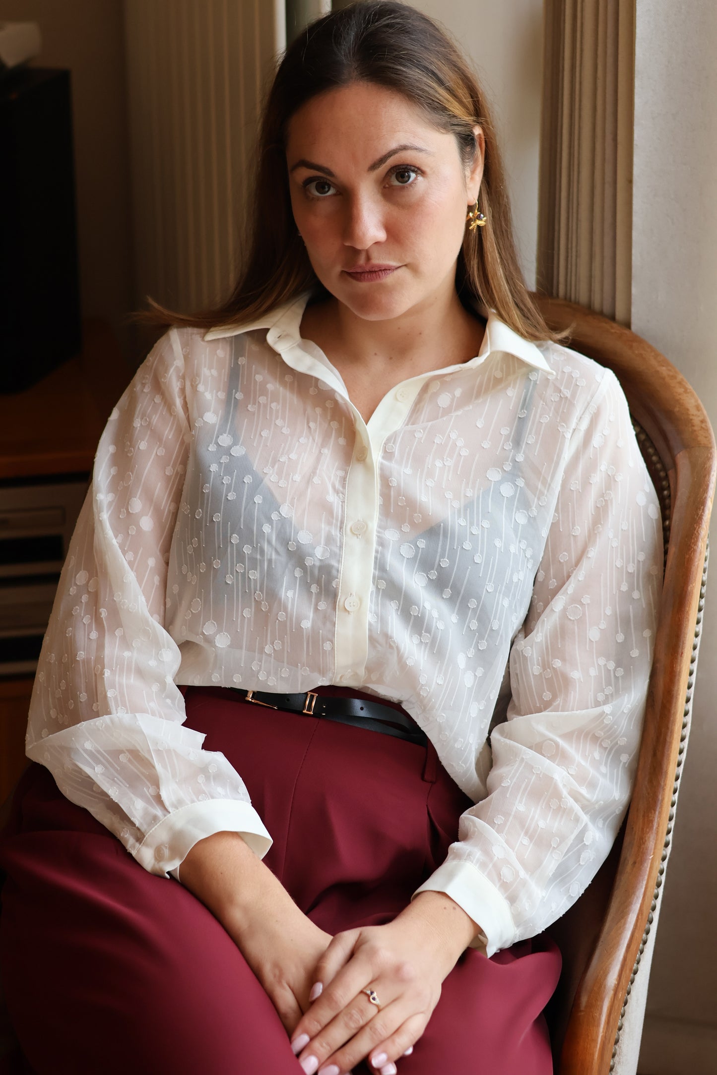 Chemisier AURORE écru