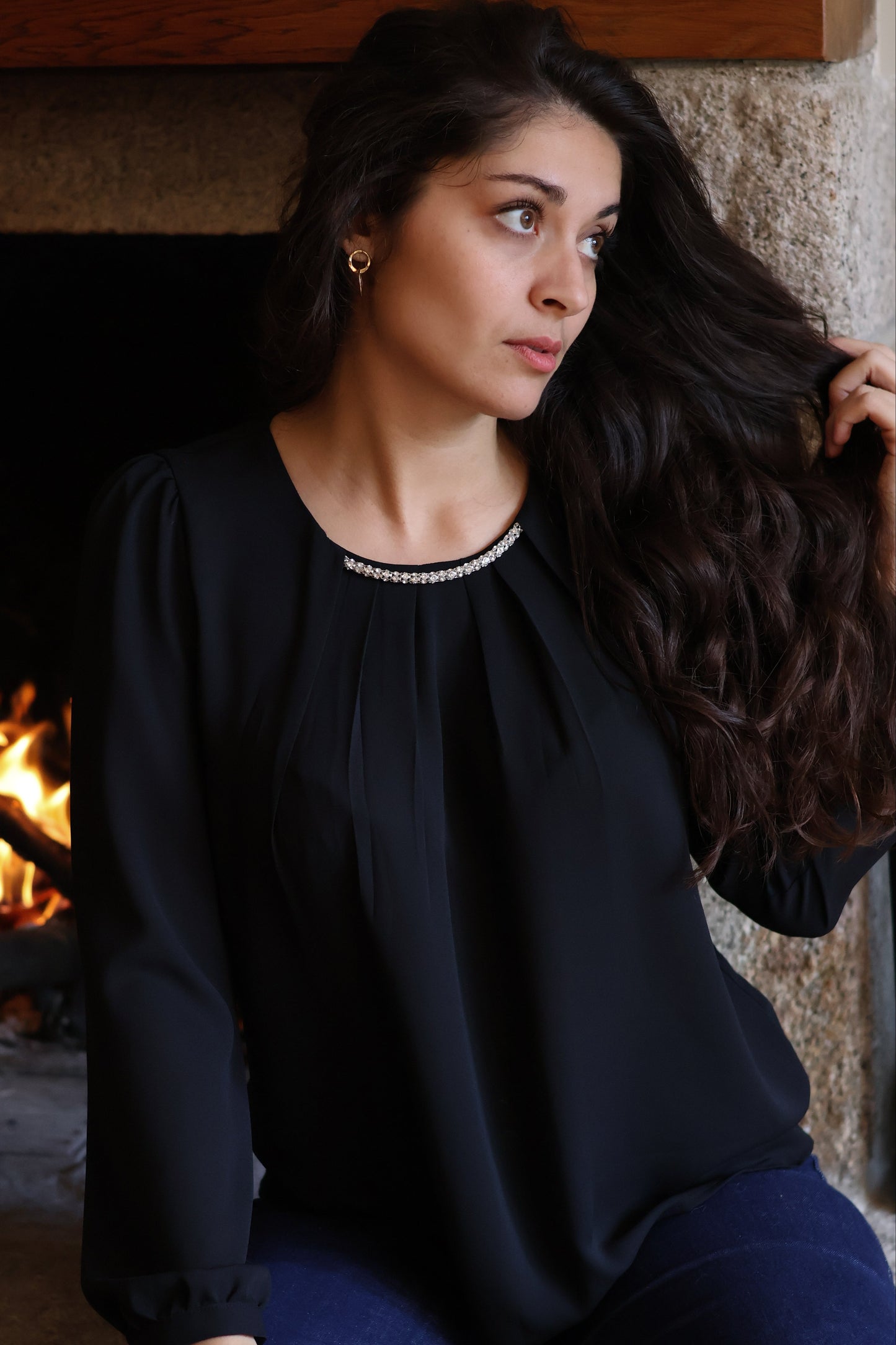 Top APOLINE noir