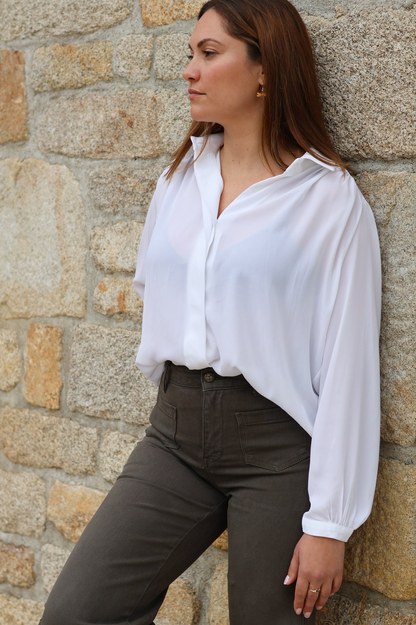 Chemisier RACHEL blanc