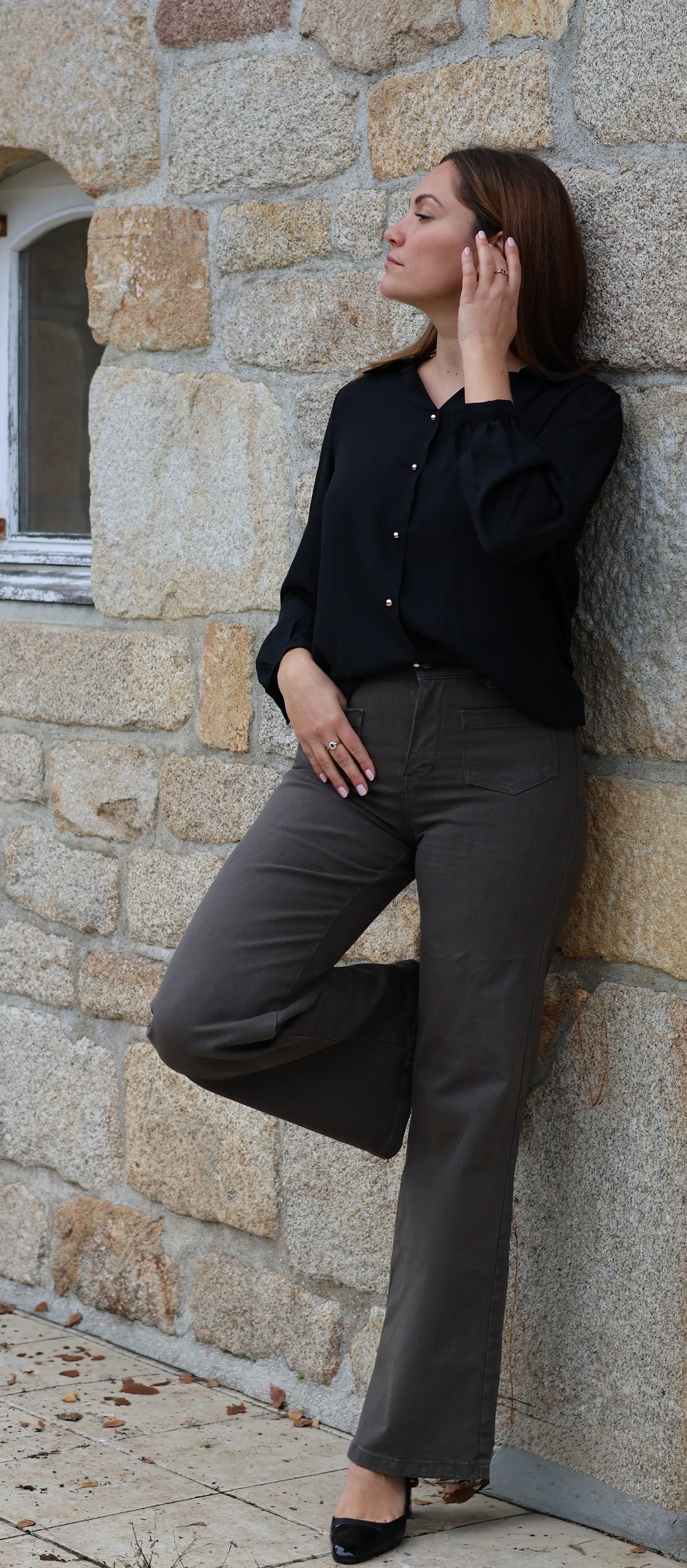 Chemisier ARISTIDE noir