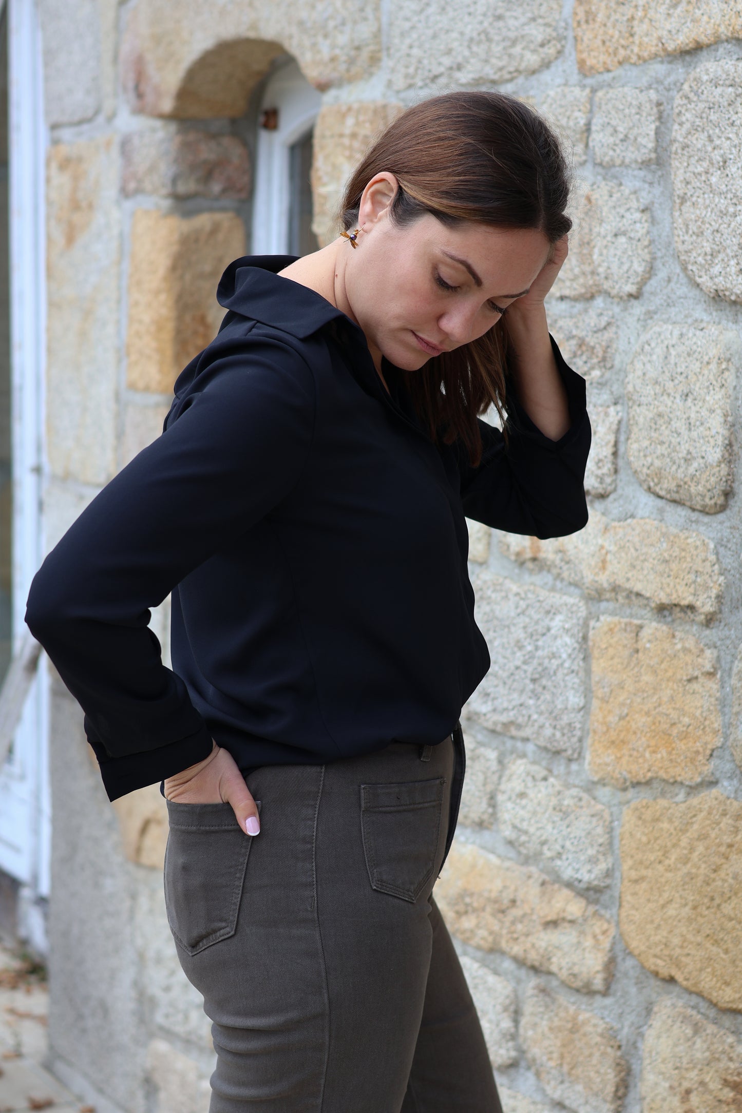 Chemisier SIMONE noir