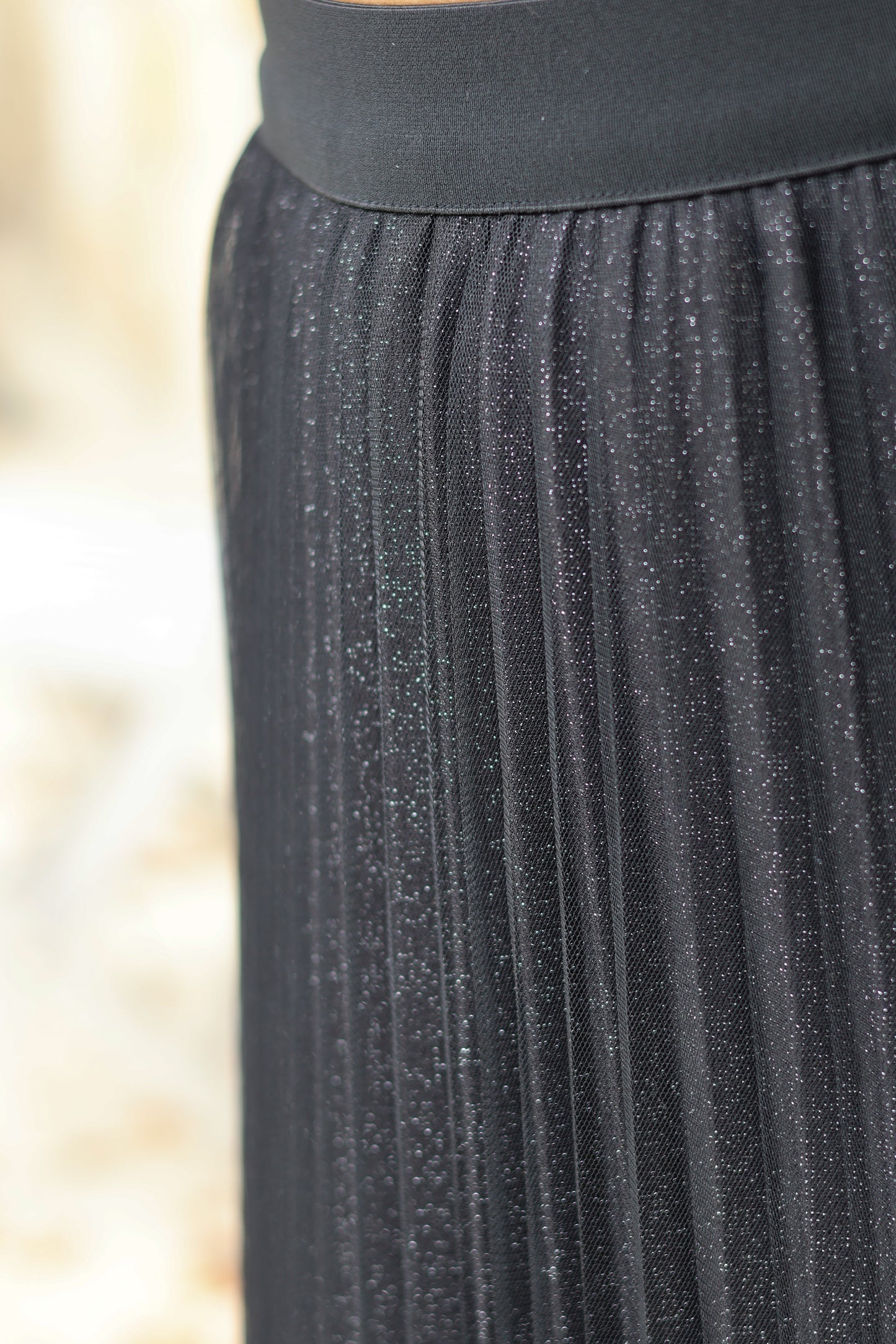 Jupe SANTA noire pailletée