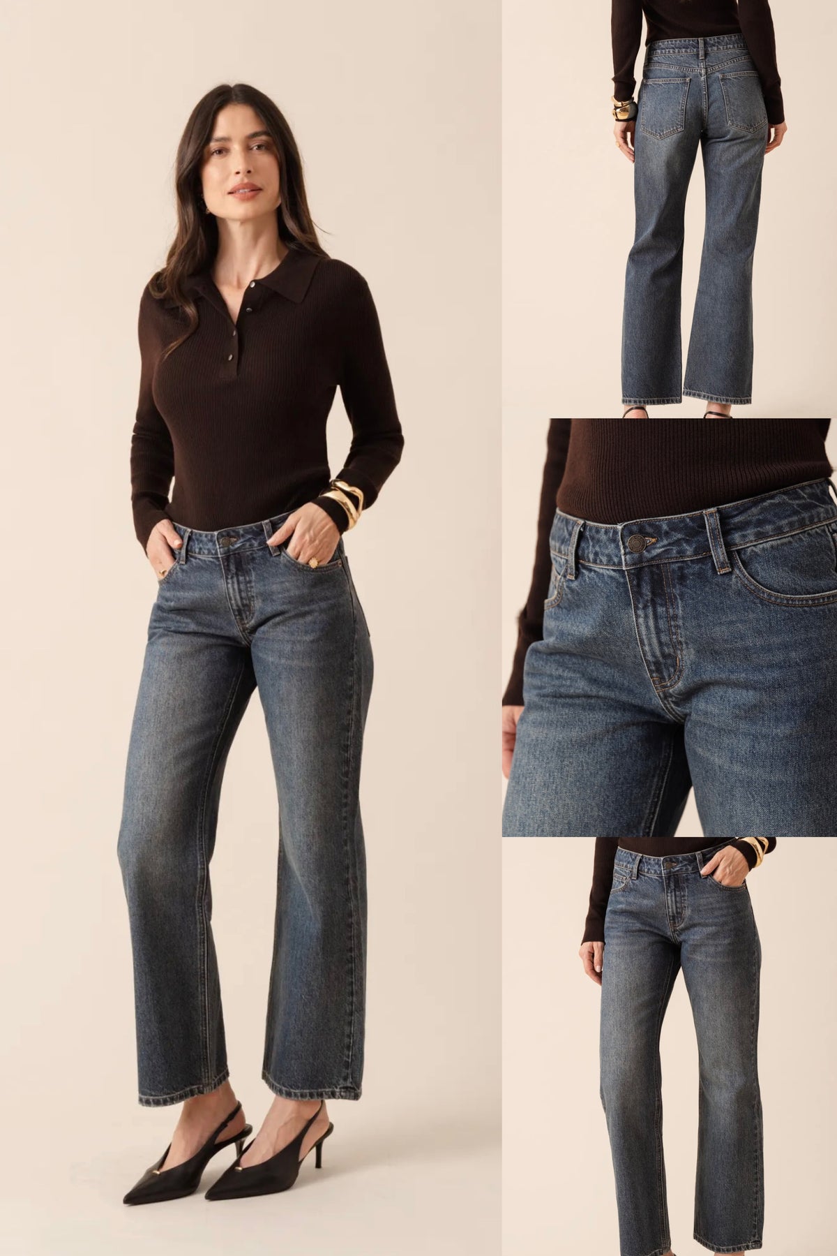 Jeans CARMEN taille basse