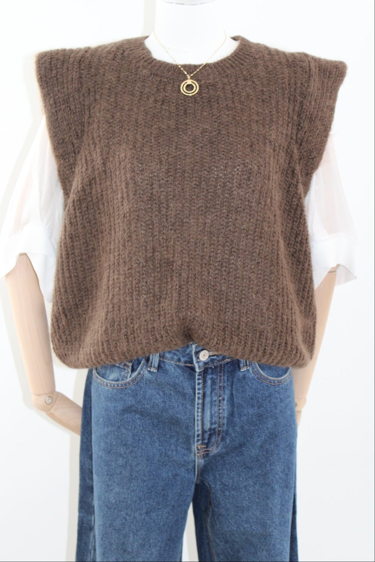Pull BELLE marron