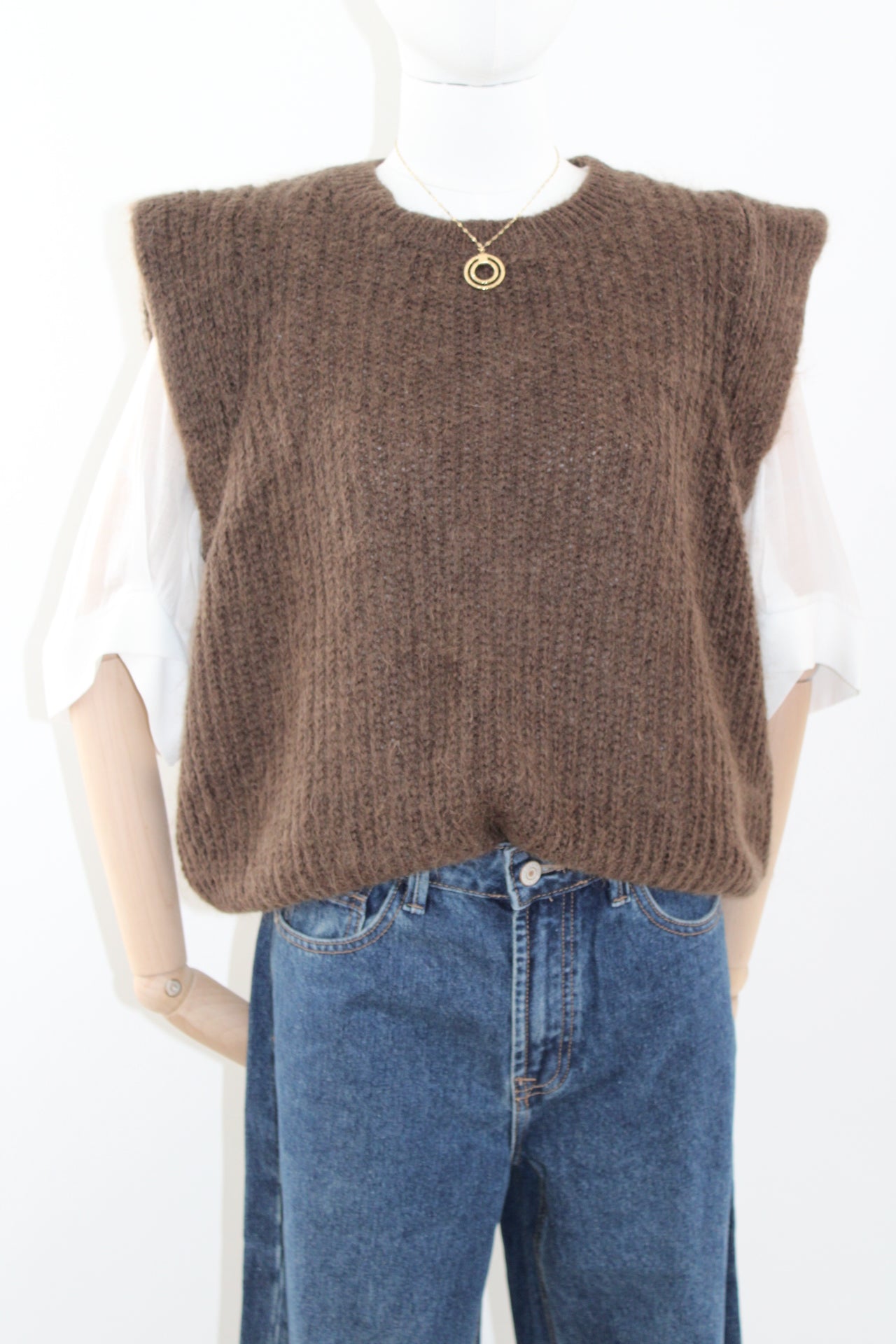 Pull BELLE marron