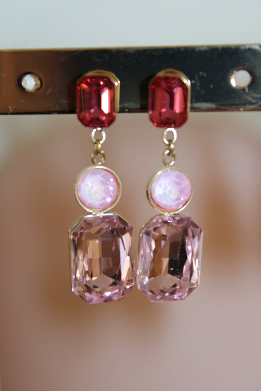 Boucle d'oreilles BERLIN rose